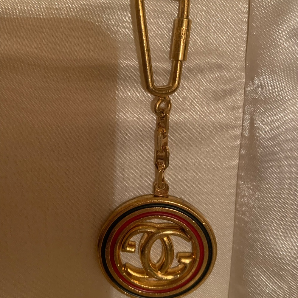 Authentic Gucci Gg Monogram Keychain Vintage - image 2